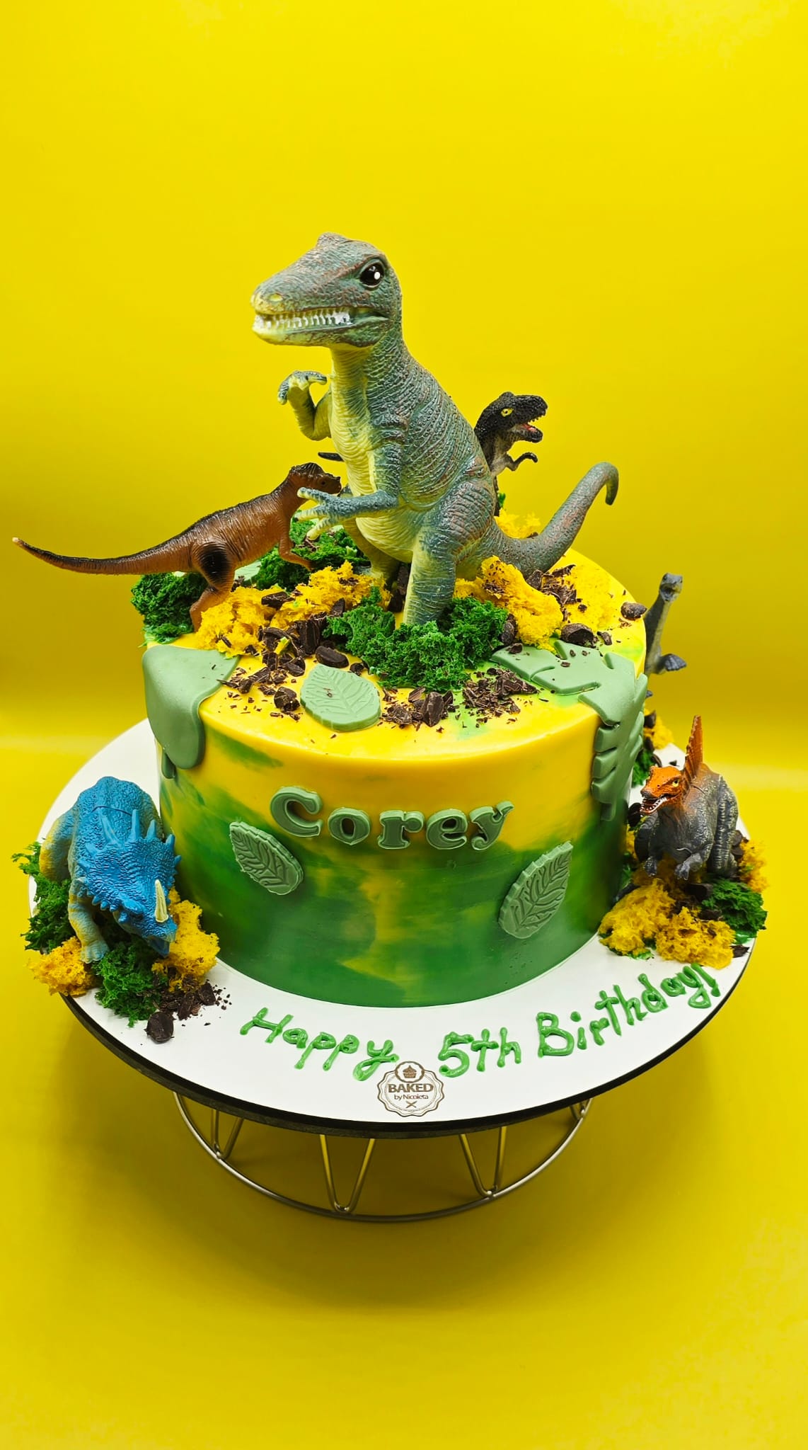 Bespoke custom celebration cake for Boys & Adventures handcrafted by Nicoleta